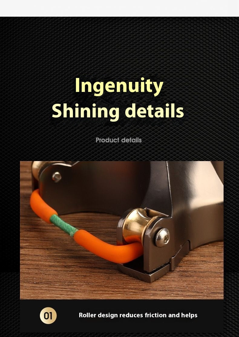 New Model Slingshot Fishing Artifact Aluminum Alloy High-Power Fish Dart Special Overhead Slingshot
