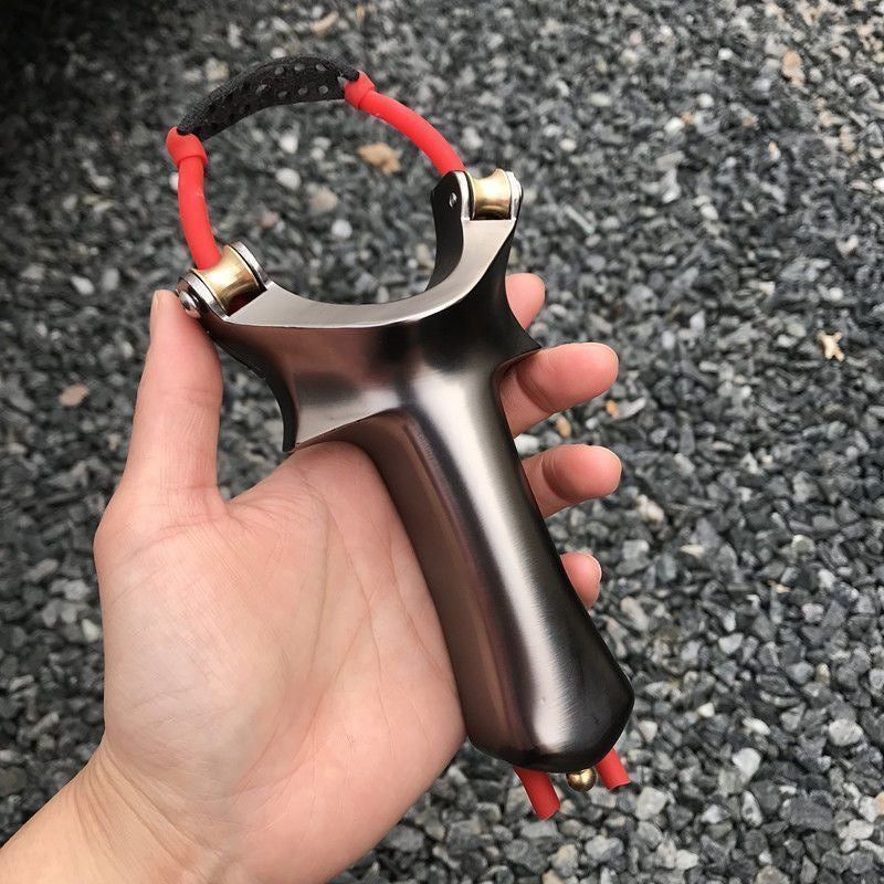 New Model Slingshot Fishing Artifact Aluminum Alloy High-Power Fish Dart Special Overhead Slingshot
