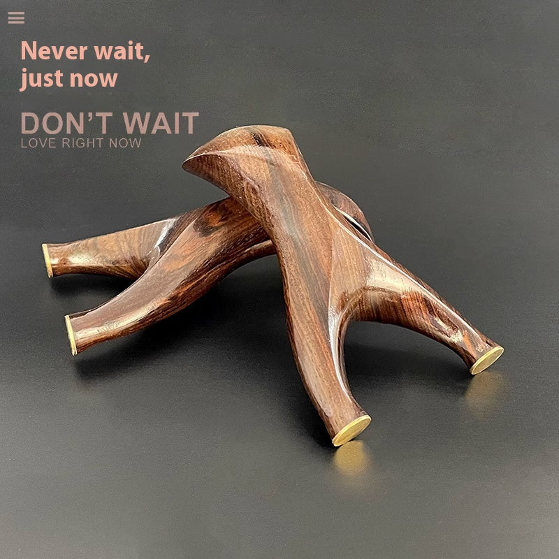 New Model Slingshot Solid Wood Ebony Adult Outdoor Practical Competition High Power High Precision Stand