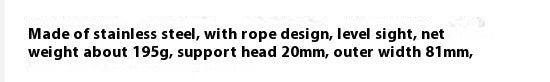 Black Wolf Slingshot High Precision Stainless Steel Outdoor Competition Thickened Flat Leather Slingshot