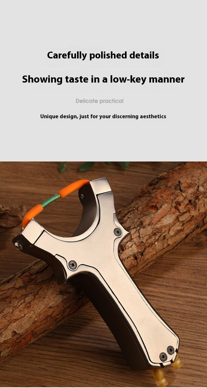 New Model Slingshot Fishing Artifact Aluminum Alloy High-Power Fish Dart Special Overhead Slingshot