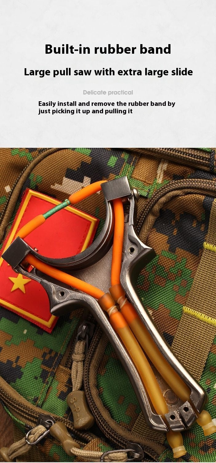 New Model Slingshot Fishing Artifact Aluminum Alloy High-Power Fish Dart Special Overhead Slingshot