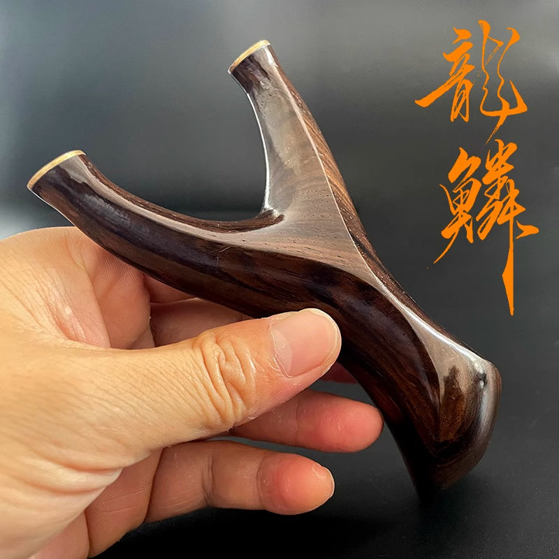 New Model Slingshot Solid Wood Ebony Adult Outdoor Practical Competition High Power High Precision Stand