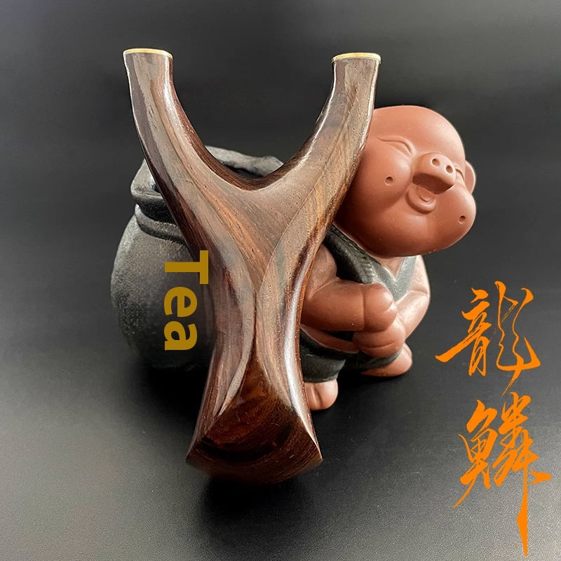 New Model Slingshot Solid Wood Ebony Adult Outdoor Practical Competition High Power High Precision Stand