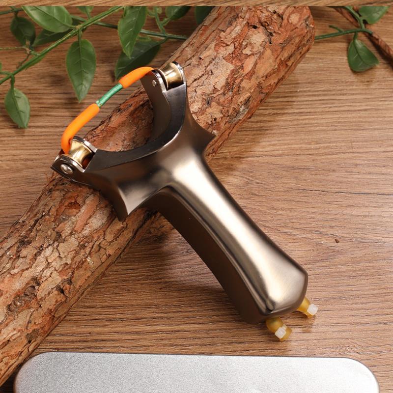 New Model Slingshot Fishing Artifact Aluminum Alloy High-Power Fish Dart Special Overhead Slingshot