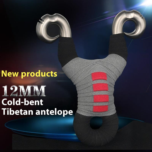 Tibetan Antelope Slingshot Outdoor Precision 304 Stainless Steel Powerful Traditional Handmade Cold-Bent Recurve Tibetan Antelope