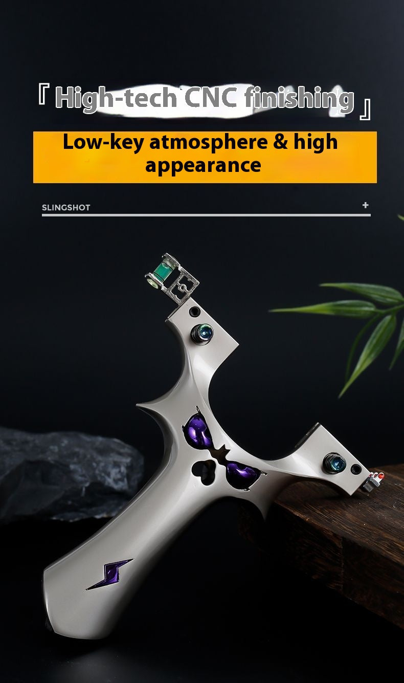 9025 Bow Head New Model Demon Five Generations Clip Slingshot Outdoor High Precision Feel King Powerful Slingshot