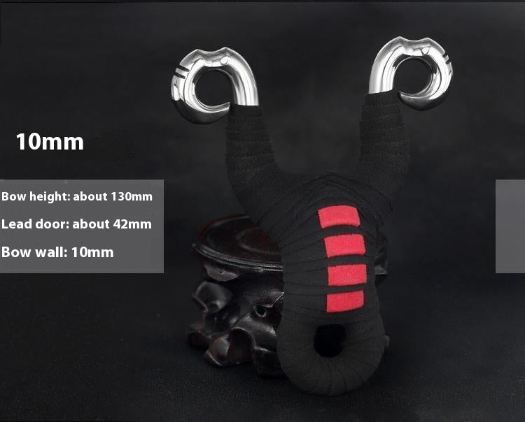 Tibetan Antelope Slingshot Outdoor Precision 304 Stainless Steel Powerful Traditional Handmade Cold-Bent Recurve Tibetan Antelope