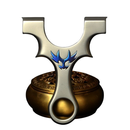 Stainless Steel High Precision Flat Leather Slingshot Fangs Sharp Angle Aim Dragon Teeth Quick Press Adult Special