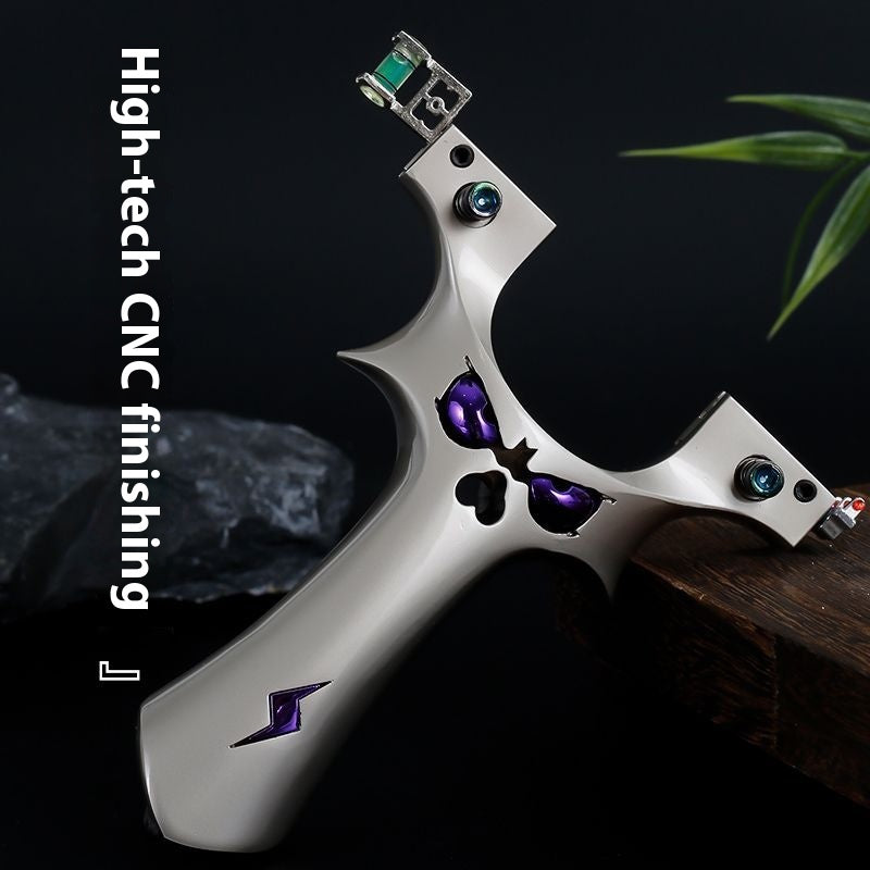 9025 Bow Head New Model Demon Five Generations Clip Slingshot Outdoor High Precision Feel King Powerful Slingshot