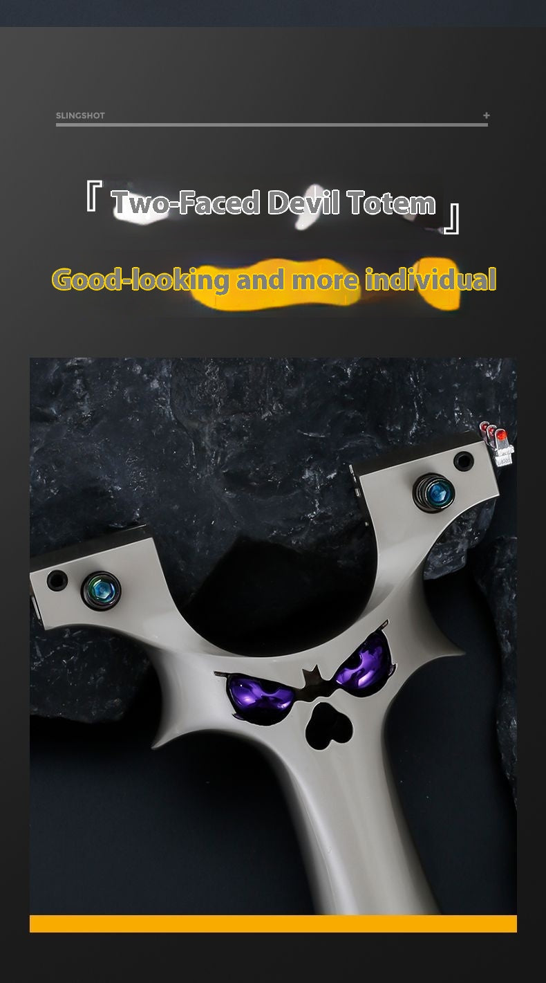 9025 Bow Head New Model Demon Five Generations Clip Slingshot Outdoor High Precision Feel King Powerful Slingshot