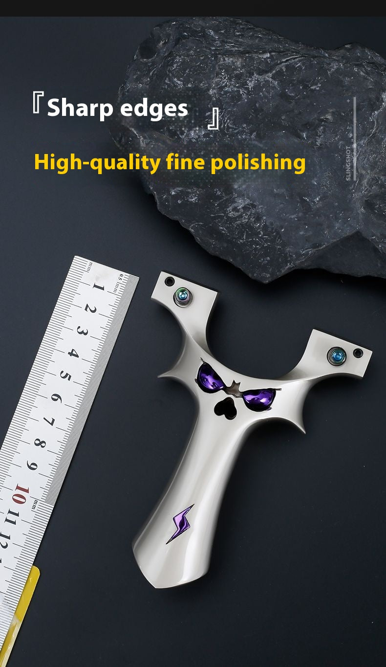 9025 Bow Head New Model Demon Five Generations Clip Slingshot Outdoor High Precision Feel King Powerful Slingshot