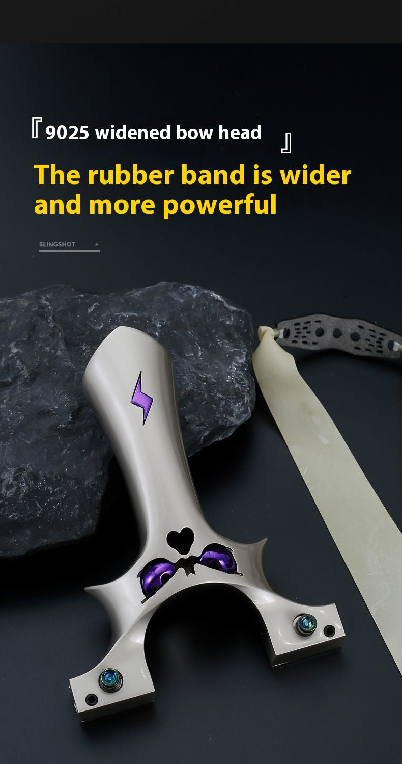 9025 Bow Head New Model Demon Five Generations Clip Slingshot Outdoor High Precision Feel King Powerful Slingshot