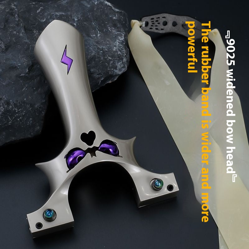 9025 Bow Head New Model Demon Five Generations Clip Slingshot Outdoor High Precision Feel King Powerful Slingshot
